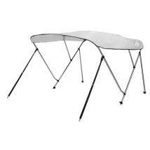 Bimini Aluminium Coversy 3 Arceaux Blanc H117cm – Anodisé Renforcé – Protection Soleil