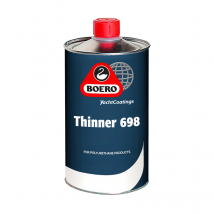 Diluant Thinner 698 – Boero – 0.5L Polyuréthane Pistolet Vernis