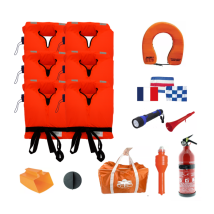 Sac Armement Côtier 6 Personnes – OrangeMarine – Zone 6 Milles – Pack Complet