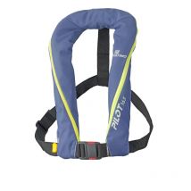 Gilet Gonflable Manuel Pilot 165N Bleu Marine – Plastimo – Sans Harnais – Léger