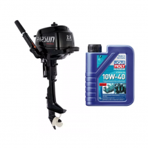 Pack Moteur Hors-bord Parsun 2.6 Cv 4 Temps Arbre Court + Huile Moteur 1l