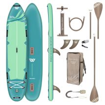 Paddle Gonflable WOW Beacher 11.0 – SUP Polyvalent Stable / Pad Antidérapant XXL