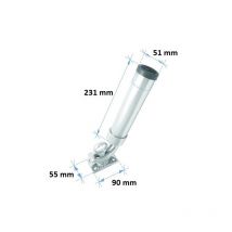 Porte canne orientable