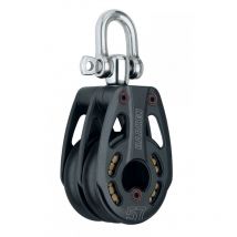 Poulie Black Magic double émerillon rea de 57 mm - Harken