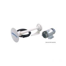 Avertisseur Sonore Compresseur OrangeMarine – Laiton Vernis Blanc – Homologué RINA – Bateaux > 12 m