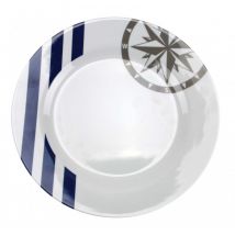 Assiette plate MARINA 25 cm - COULEUR MER