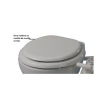 Sitz + Deckel WC Holz