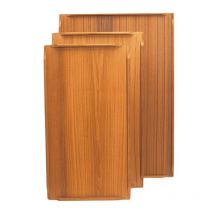 Rechteckige Tischplatte aus Teak - Arc Marine