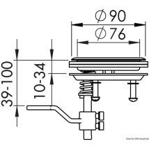 Leve-plancher CAM LATCH