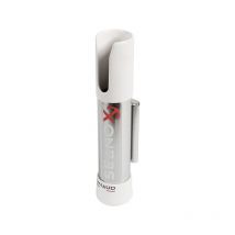 Seanox - Entfernbare Weisse Edelstahlstangenhalter Offene Unten Slide Fixation