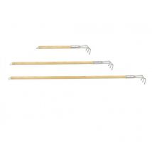 Seanox - 3 Zähne Edelstahl Zum Fussfischen - Griff 100 Cm