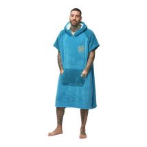 After Essentials - After Essential Sherpa Poncho Blau
