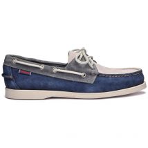 Bootsschuh docksides portland jib blau/grau - sebago