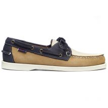 Bootsschuh docksides portland archive beige/blau - sebago