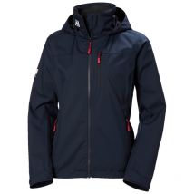 Deckjacke Frau Crew Kapuze marine - helly hansen