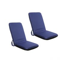 Pack 2 freistehende verstellbare Sitze blau - Kactus