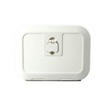 Weißer Kasten mit Tür 280 x 180 mm Front B - osculati