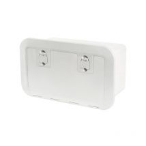 Kasten weiß mit Tür 500 x 250 mm Front f - osculati