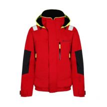 Ocean Performance 10K Fleece-gefütterte Küstenwache-Jacke Rot - bermudes