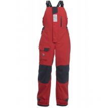 Salopette cerata semi-altura VENTURI foderata in pile - Rosso - Bermudes -