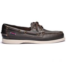 Docksides Portland - Scarpe da barca uomo - Sebago - Marrone scuro / Bianco