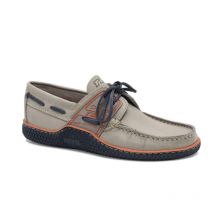 Globek Grigio/Rosso - Scarpe da barca uomo.