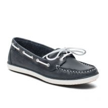 CLAMER - Scarpe da barca donna in pelle - TBS - Blu