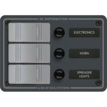 Quadro elettrico impermeabile IP66 3 interruttori