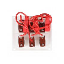 Quadro Impermeabile Bianca 6 Interruttori