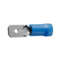 Terminale Maschio Blu da 6,3 mm - Pacchetto Di 10