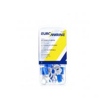 Euromarine - Terminale A Occhio Ø06 Blu - Pacchetto Da 10