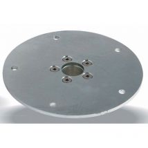 Piastra Bassa Tonda in Acciaio Inox Per Sedile