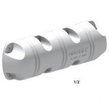 Parabordo pontone bianco 1/2 schiumato - Ocean