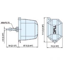 TMC 12V tergicristallo impermeabile