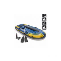 Bateau Gonflable Intex Challenger 3 + 2 Rames + Gonfleur