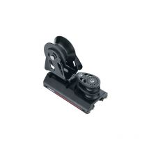 Chariot d'écoute de génois Midrange 27 mm réglable réa double - Harken