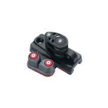 Paire embouts rail Big Boat 32 mm à réa double/taquet/pt fixe - Harken