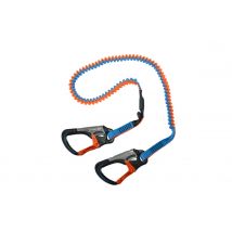 Longe de vie (elastique)- 2 metres - 2 mousquetons (version racing) - spinlock