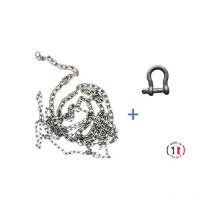 Pack 30 m chaîne galva calibré ISO4565 + manille - VIGOUROUX 8 mm