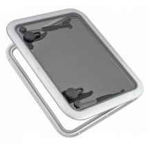 Passo uomo in alluminio e vetro acrilico T50 - 567 X 437 mm - Plastimo