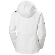 Giacca con cappuccio in doppio pile da donna white crew - helly hansen