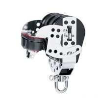 Bozzello winch Midrange Hexaratchet triplo con grillo e strozzatore