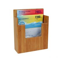 Supporto mappa e libro bambù