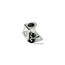 Base candeliere inox 4° 25mm