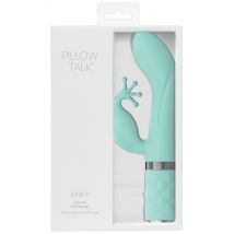 Pillow Talk Kinky teal - G-Punkt-Vibrator mit Klitorisreizer