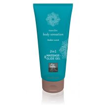 Gel 2in1 Amber Scent 200 ml - Massage- und Gleitgel
