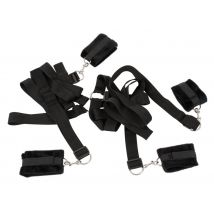 Bettfesselset „Bed Shackles“ mit Hand- und Fußfesseln