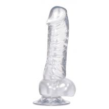Naturdildo „Dong with Suctionbase" mit Saugfuß