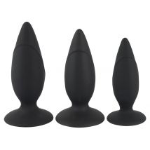 3-teiliges Analplug-Set