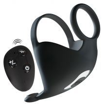 Penis-/Hodenring „Cock ring with RC ball massager“ mit Hodenvibrator